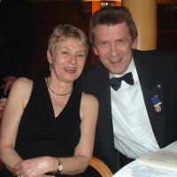 President Alan and his Lady Sue at the Club's 2005 Annual Dinner celebrating Rotary's Centenary.